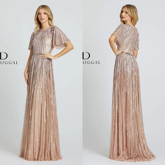 Mac Duggal Dresses & Skirts - NWT Mac Duggal 4913M Rose Pink Sequin Embellished Gown